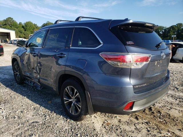 Photo 3 from auction – 2016 TOYOTA HIGHLANDER with VIN 5TDJKRFH2GS226578