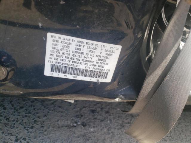 Photo 10 from auction – 2008 ACURA TSX with VIN JH4CL96948C021831