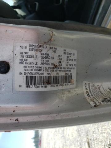 Photo 10 from auction – 2003 CHRYSLER PT CRUISER with VIN 3C4FY78GX3T552903