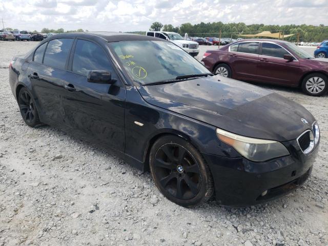 BMW 550 I 2006 with VIN WBANB53576CP01563 - Photo from auction