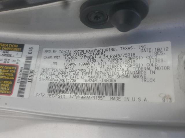 Photo 10 from auction – 2013 TOYOTA TACOMA with VIN 5TFPX4EN4DX014728