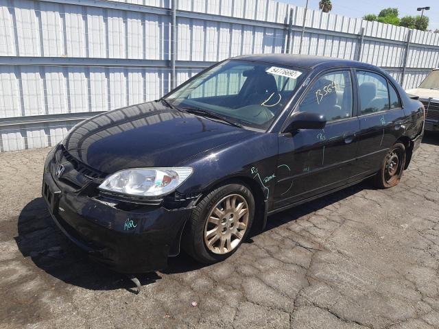 Photo 2 from auction – 2004 HONDA CIVIC LX with VIN 2HGES16594H633964