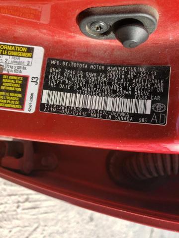 Photo 10 from auction – 2013 TOYOTA COROLLA BA with VIN 2T1BU4EE8DC096223