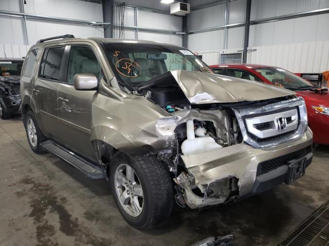 HONDA PILOT EXL 2010 with VIN 5FNYF4H6XAB010698 - Photo from auction
