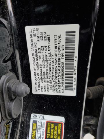 Photo 10 from auction – 2013 HONDA CR-V EX with VIN 2HKRM3H55DH506056