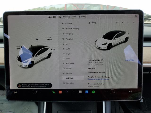 Photo 8 from auction – 2018 TESLA MODEL 3 with VIN 5YJ3E1EB1JF181434