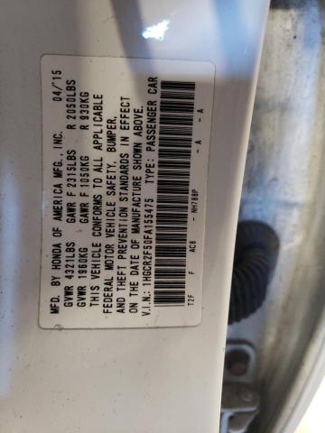 Photo 10 from auction – 2015 HONDA ACCORD SPO with VIN 1HGCR2F50FA155475