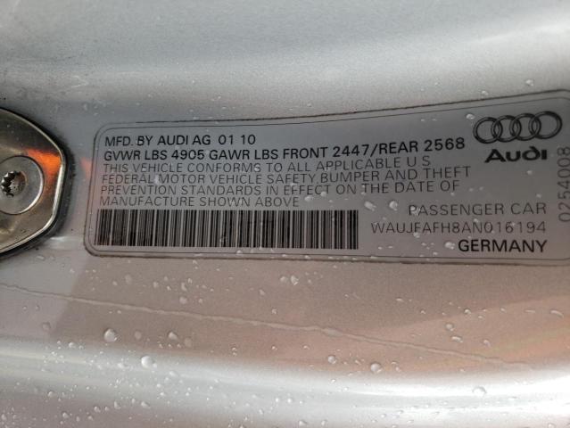 Photo 10 from auction – 2010 AUDI A5 PREMIUM with VIN WAUJFAFH8AN016194