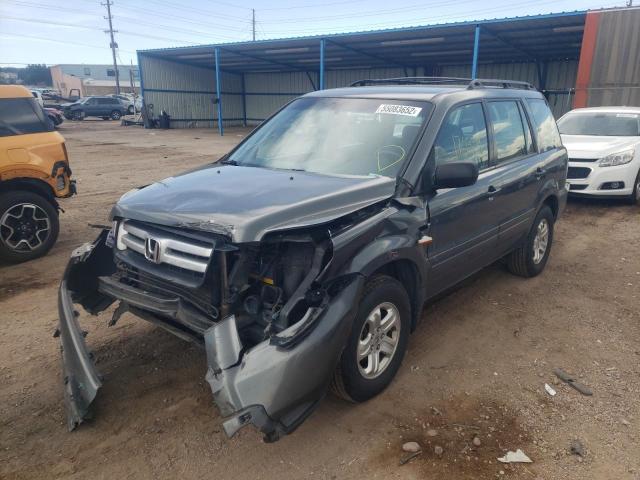 Photo 2 from auction – 2007 HONDA PILOT LX with VIN 2HKYF18107H540272
