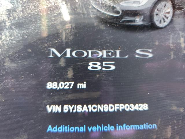 Photo 8 from auction – 2013 TESLA MODEL S with VIN 5YJSA1CN9DFP03428