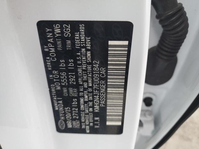 Photo 10 from auction – 2015 HYUNDAI GENESIS 5. with VIN KMHGN4JF7FU091842