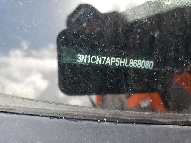 Photo 10 from auction – 2017 NISSAN VERSA S with VIN 3N1CN7AP5HL868080