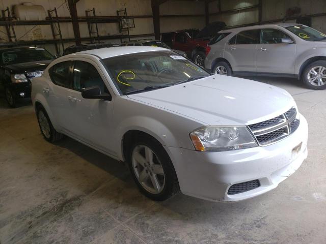 DODGE AVENGER SE 2013 with VIN 1C3CDZAB5DN644063 - Photo from auction