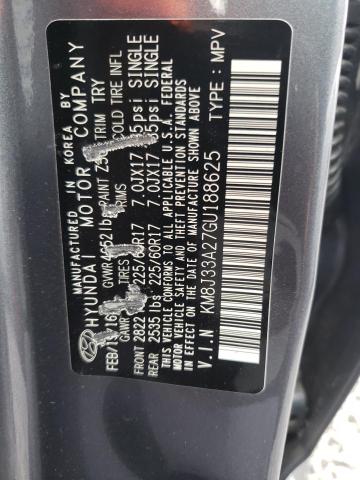 Photo 10 from auction – 2016 HYUNDAI TUCSON LIM with VIN KM8J33A27GU188625
