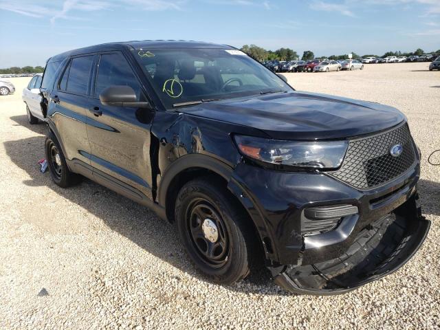 FORD EXPLORER P 2021 with VIN 1FM5K8AW7MNA09705 - Photo from auction