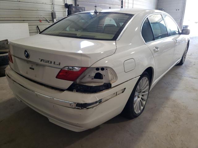 Photo 4 from auction – 2007 BMW 750I with VIN WBAHN83527DT69145