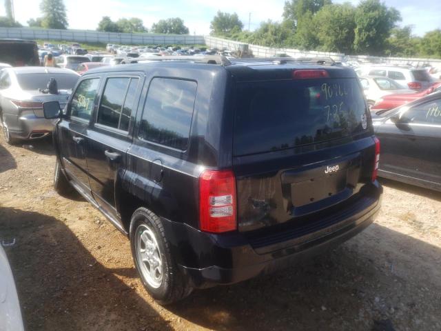 Photo 3 from auction – 2016 JEEP PATRIOT SP with VIN 1C4NJPBB4GD703548