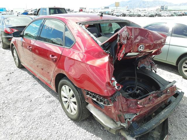 Photo 3 from auction – 2015 VOLKSWAGEN PASSAT S with VIN 1VWAT7A32FC093444
