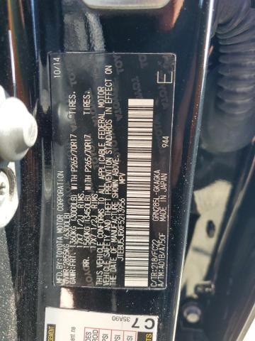 Photo 10 from auction – 2015 TOYOTA 4RUNNER SR with VIN JTEBU5JRXF5213956
