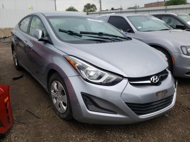 HYUNDAI ELANTRA SE 2016 with VIN 5NPDH4AE1GH780602 - Photo from auction