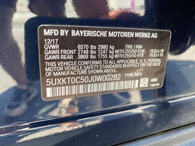 Photo 10 from auction – 2018 BMW X5 XDR40E with VIN 5UXKT0C50J0W00282