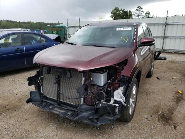 Photo 2 from auction – 2019 TOYOTA HIGHLANDER with VIN 5TDYZRFH6KS292327