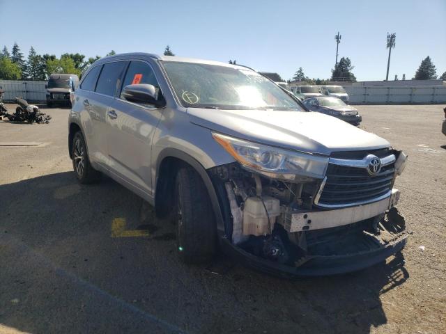 TOYOTA HIGHLANDER 2016 with VIN 5TDJKRFH7GS285903 - Photo from auction
