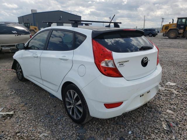 Photo 3 from auction – 2016 HYUNDAI ACCENT SPO with VIN KMHCU5AE8GU249265