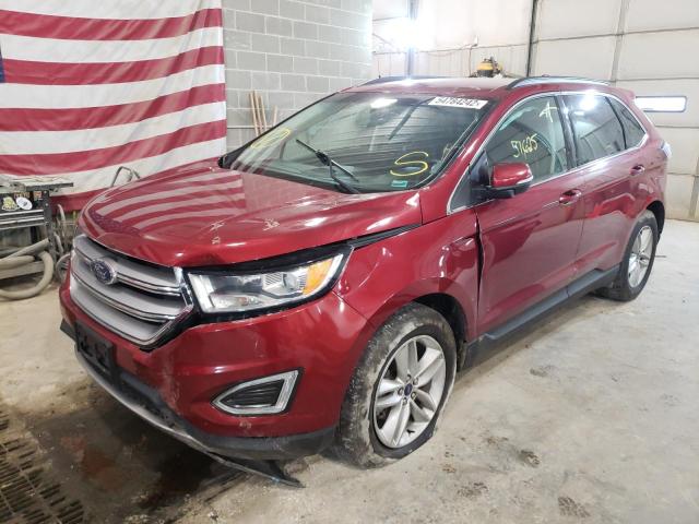 Photo 2 from auction – 2017 FORD EDGE SEL with VIN 2FMPK3J99HBC58238