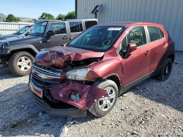 Photo 2 from auction – 2016 CHEVROLET TRAX LS with VIN 3GNCJKSB2GL278830