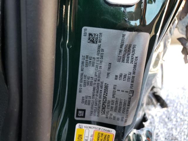 Photo 10 from auction – 2015 CHEVROLET SILVERADO with VIN 1GCNCPEC3FZ255867