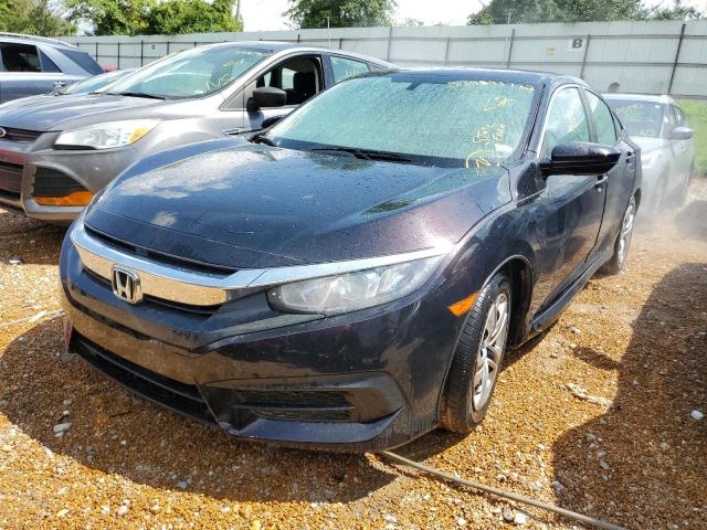 Photo 2 from auction – 2016 HONDA CIVIC LX with VIN 19XFC2F5XGE061356