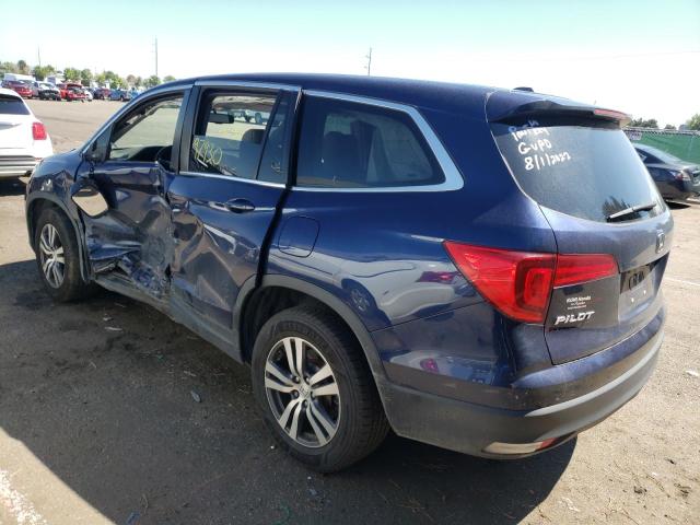 Photo 3 from auction – 2016 HONDA PILOT EXLN with VIN 5FNYF6H75GB110348