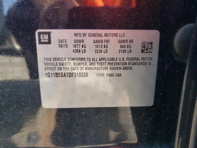 Photo 10 from auction – 2013 CHEVROLET MALIBU LS with VIN 1G11B5SA7DF318338
