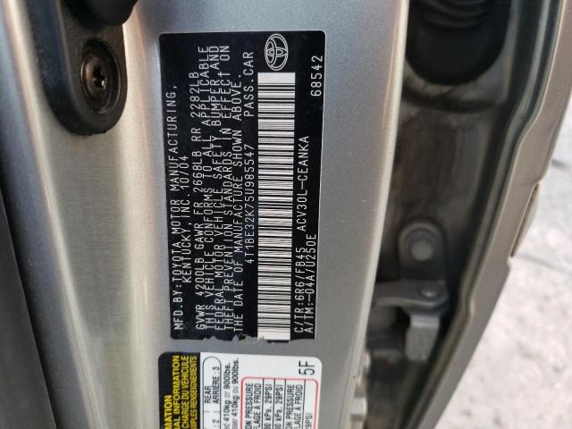Photo 10 from auction – 2005 TOYOTA CAMRY LE with VIN 4T1BE32K75U985547