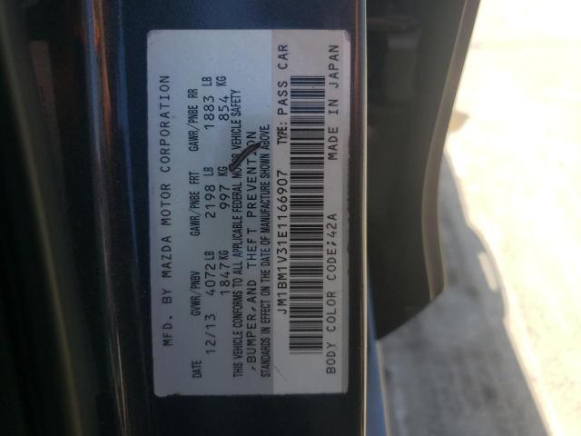 Photo 10 from auction – 2014 MAZDA 3 TOURING with VIN JM1BM1V31E1166907
