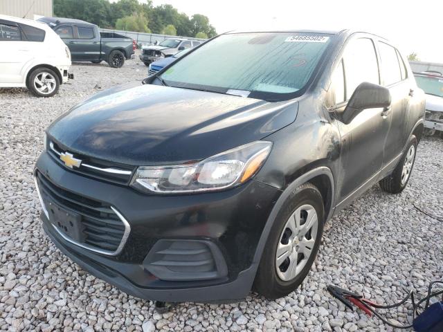 Photo 2 from auction – 2017 CHEVROLET TRAX LS with VIN 3GNCJKSB7HL272152