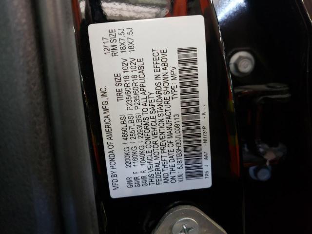 Photo 10 from auction – 2018 ACURA RDX with VIN 5J8TB3H30JL009113