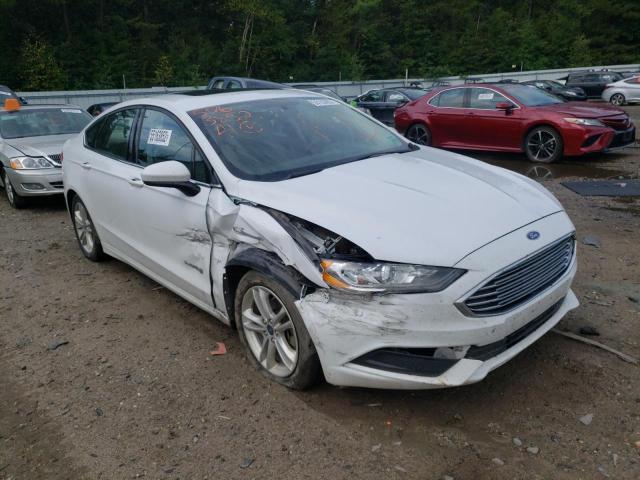 FORD FUSION SE 2018 with VIN 3FA6P0LU9JR155481 - Photo from auction