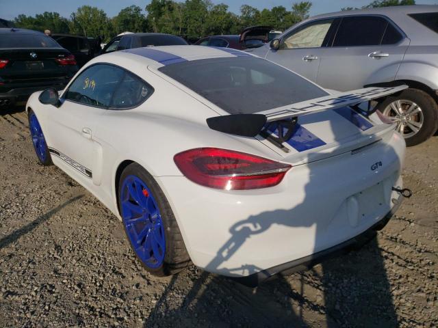 Photo 3 from auction – 2016 PORSCHE CAYMAN GT4 with VIN WP0AC2A83GK191987