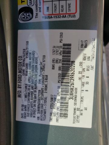Photo 10 from auction – 2009 LINCOLN MKZ with VIN 3LNHM26T39R62020V