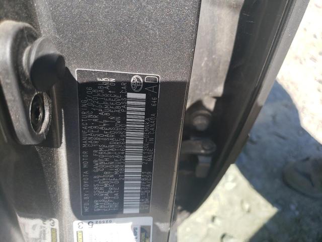 Photo 10 from auction – 2006 TOYOTA COROLLA CE with VIN 2T1BR32E46C649520