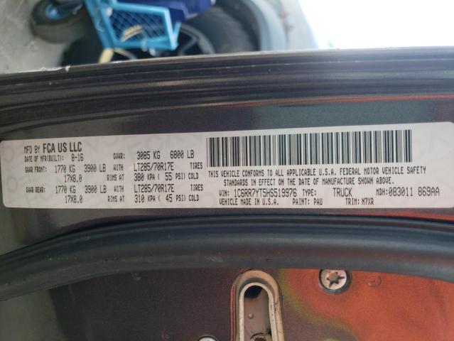 Photo 10 from auction – 2017 RAM 1500 REBEL with VIN 1C6RR7YT5HS519976