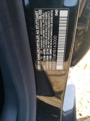 Photo 10 from auction – 2000 MERCEDES-BENZ E430 with VIN WDBJF70J8YB163000