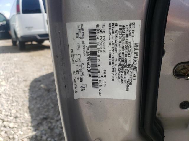 Photo 10 from auction – 2010 MERCURY GRAND MARQ with VIN 2MEBM7FV2AX630189