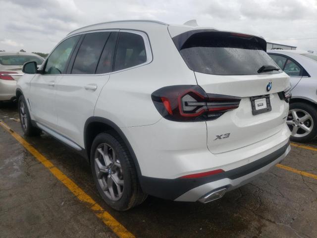 Photo 3 from auction – 2022 BMW X3 XDRIVE3 with VIN 5UX53DP08N9M67887