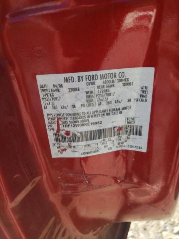 Photo 10 from auction – 2008 FORD F150 with VIN 1FTRF12W08KE16952