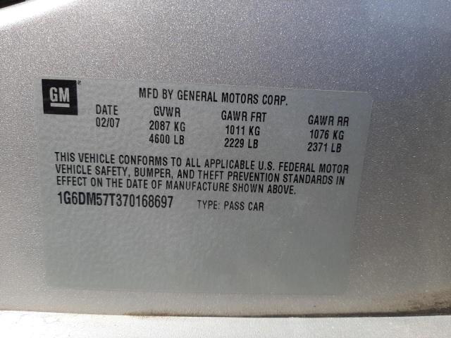 Photo 10 from auction – 2007 CADILLAC CTS with VIN 1G6DM57T370168697