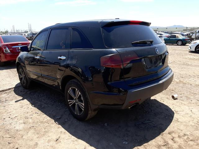 Photo 3 from auction – 2009 ACURA MDX with VIN 2HNYD28259H523770