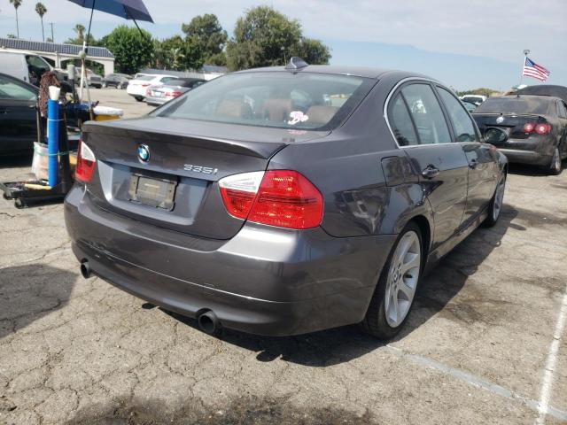 Photo 4 from auction – 2008 BMW 335 I with VIN WBAVB735X8P102101